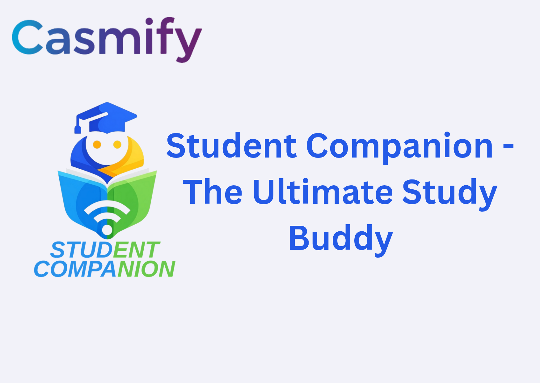 Student Companion app interface